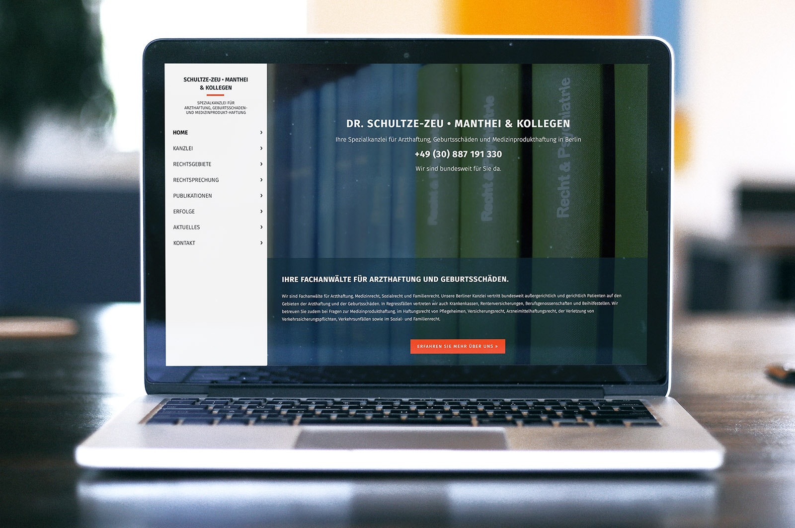 Webdesign Berlin Website-Programmierung Anwaltskanzlei