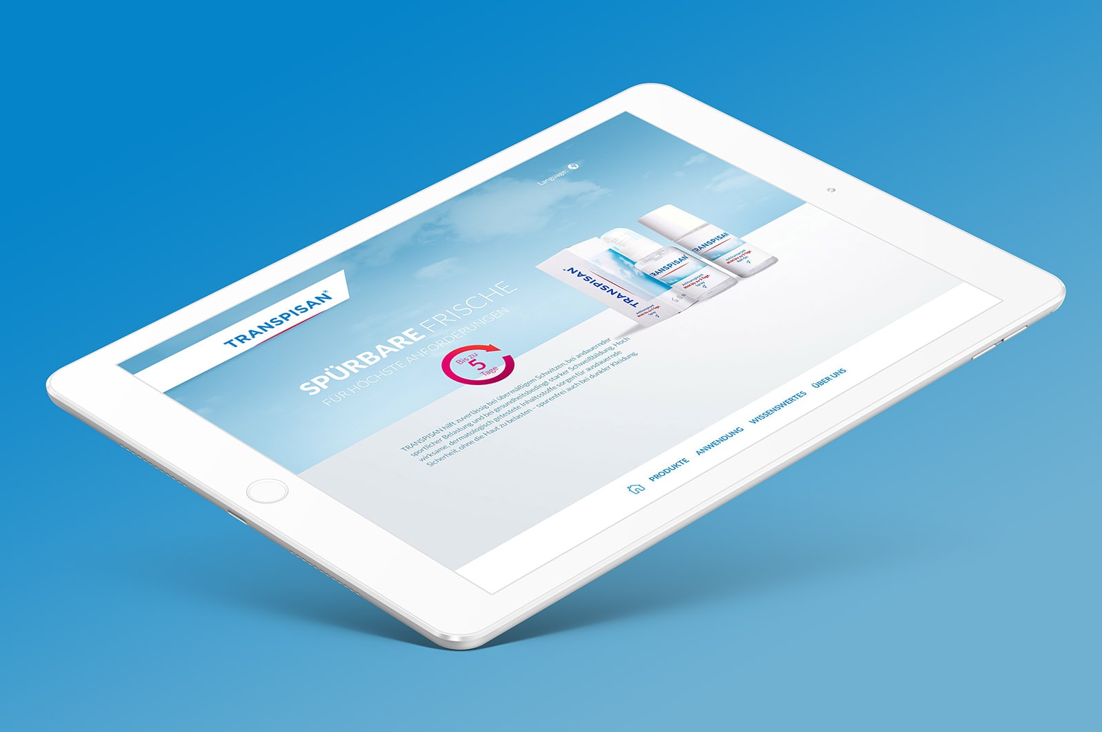 Webdesign Berlin Website-Gestaltung Transpisan Kosmetik