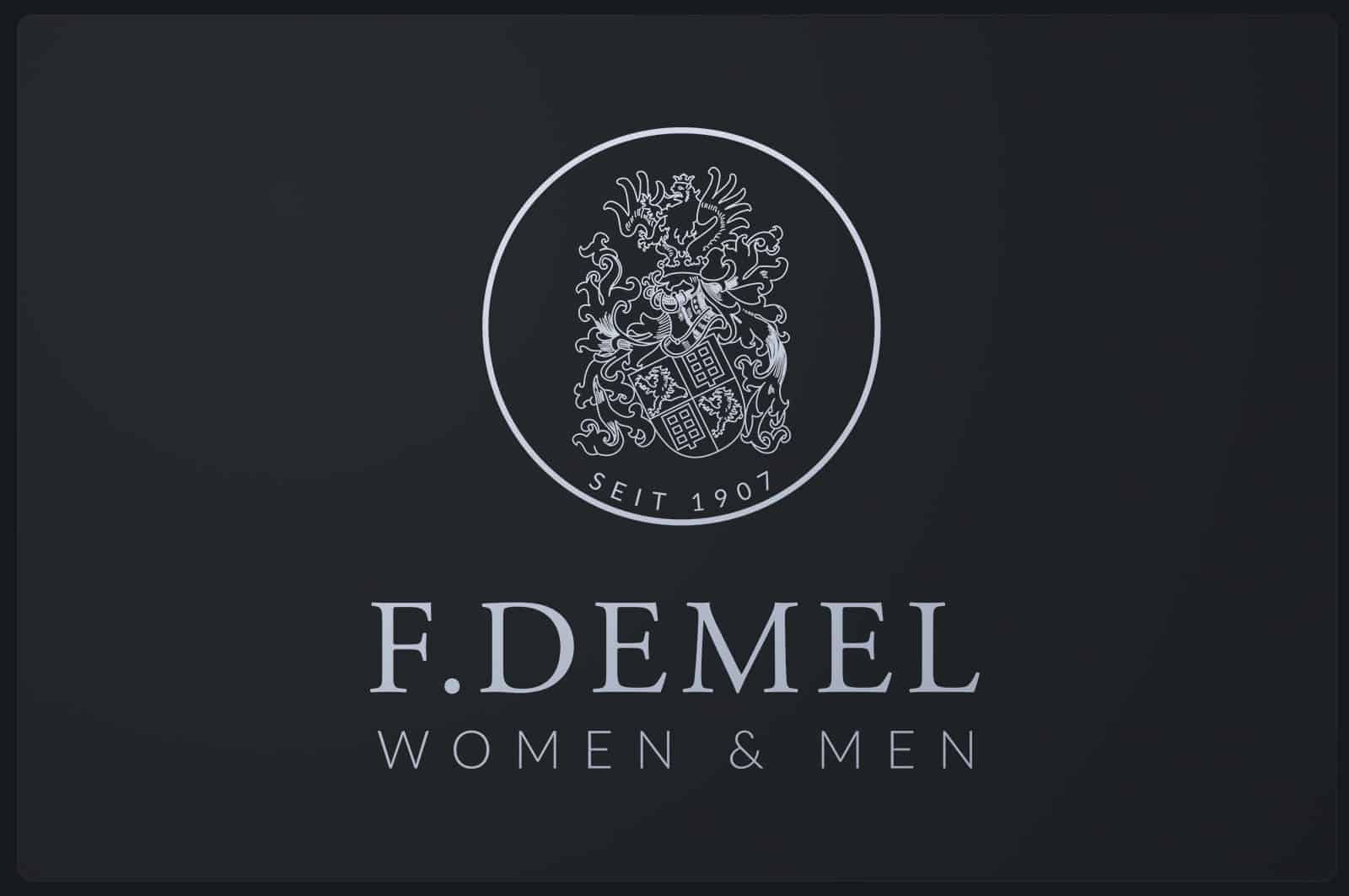 Logogestaltung Berlin Branding DEMEL Mode
