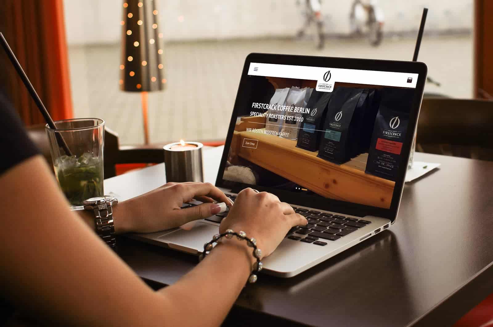 Webdesign Berlin - Firstcrack Coffee Roasters