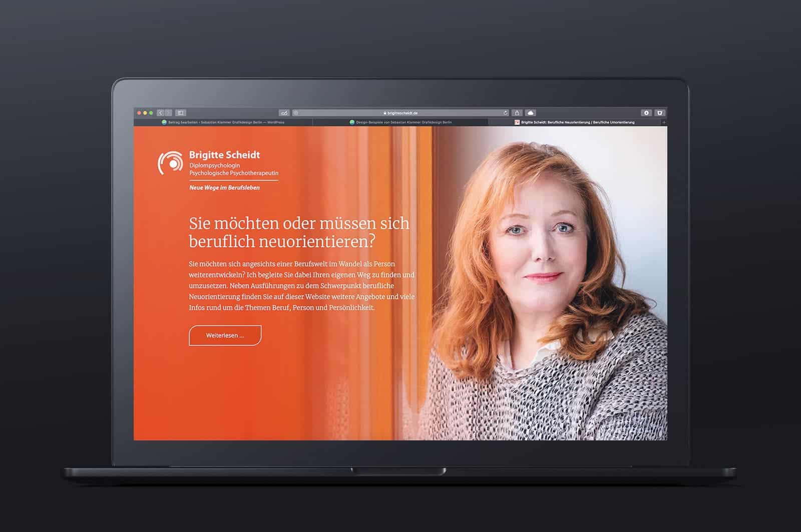 Webdesign Berlin: Neue Website für Brigitte Scheidt Berlin