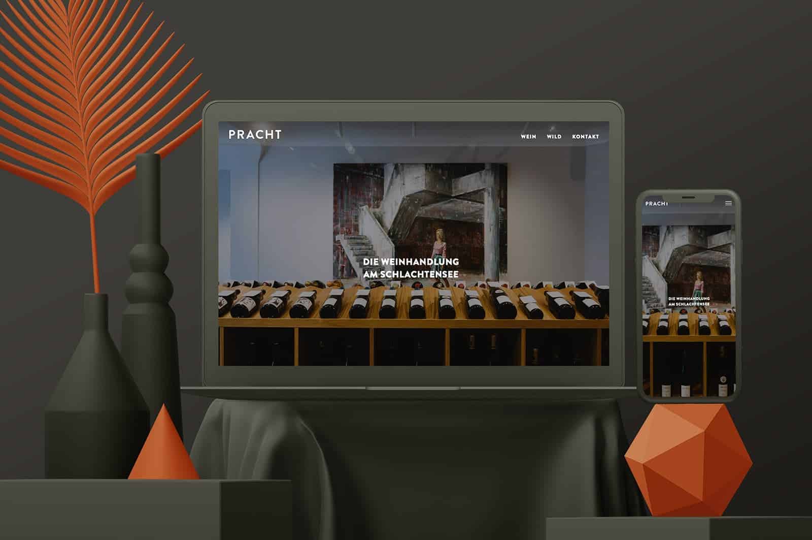 Webdesign Berlin Weinhandlung