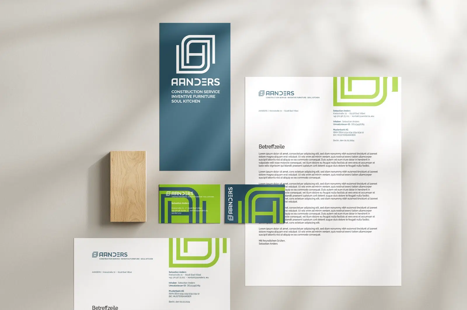 Branding Berlin Corporate Design Innenausbau Architektur