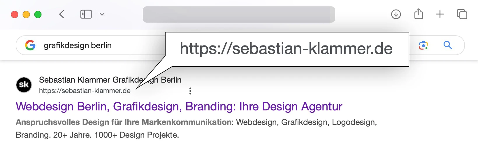 Webdesign Berlin - Domainname