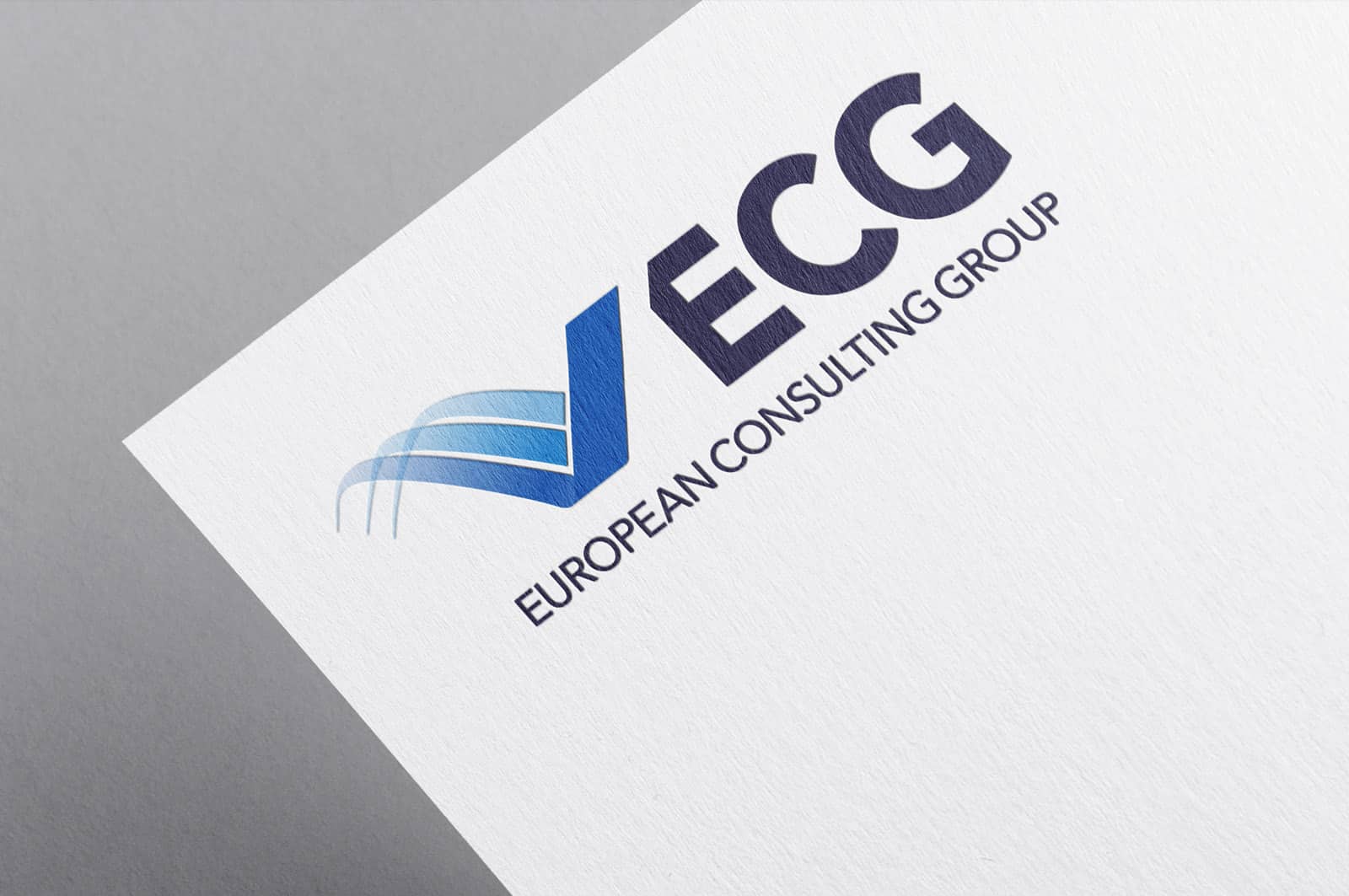 Logo design and branding for ECG, European Consulting Group Berlin