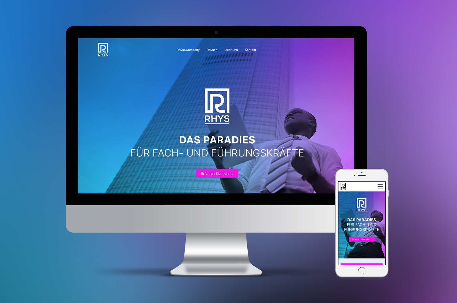 Web design Berlin Custom WordPress Theme RHYS Recruitment