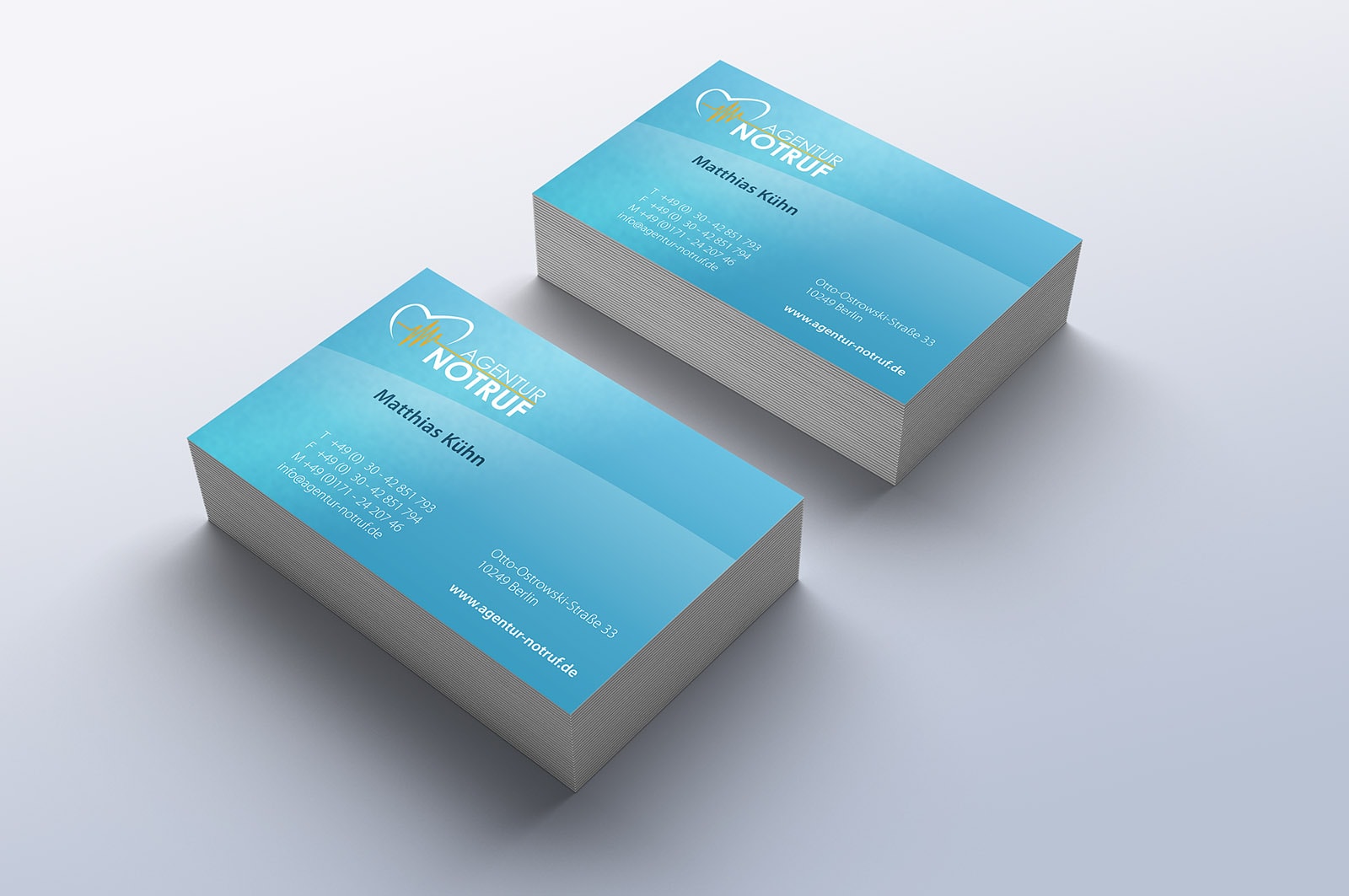 Visitenkarten gestalten Berlin Corporate Design Branding