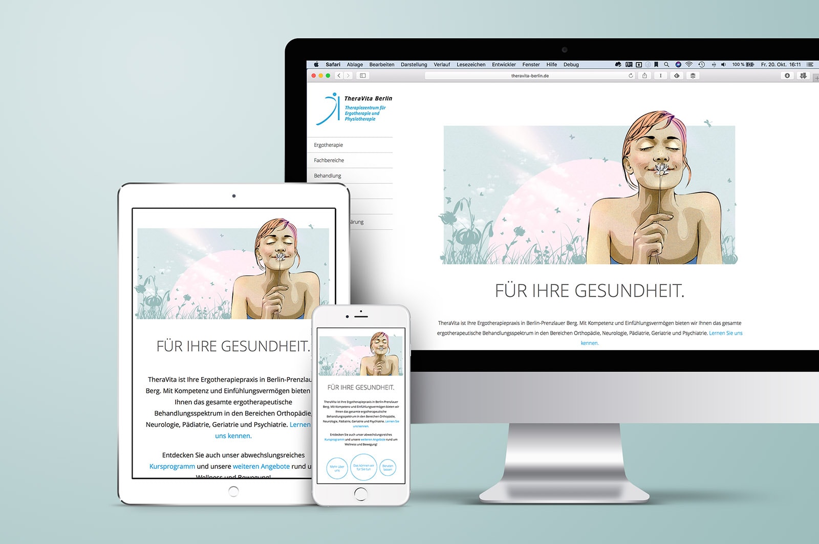 Webdesign Berlin Website-Erstellung für Ergotherapie