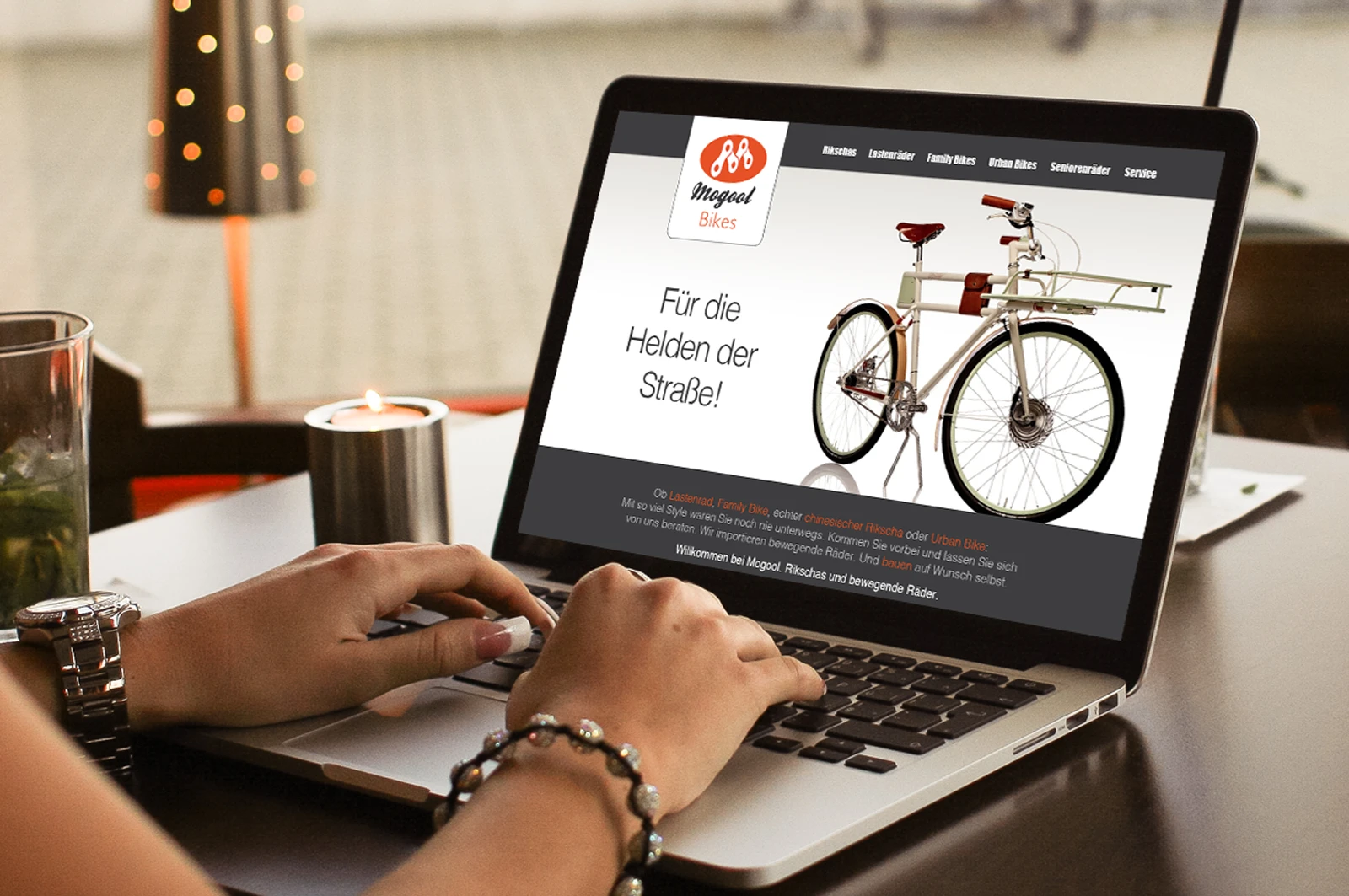 Webdesigner Berlin Website-Gestaltung Fahrradhändler