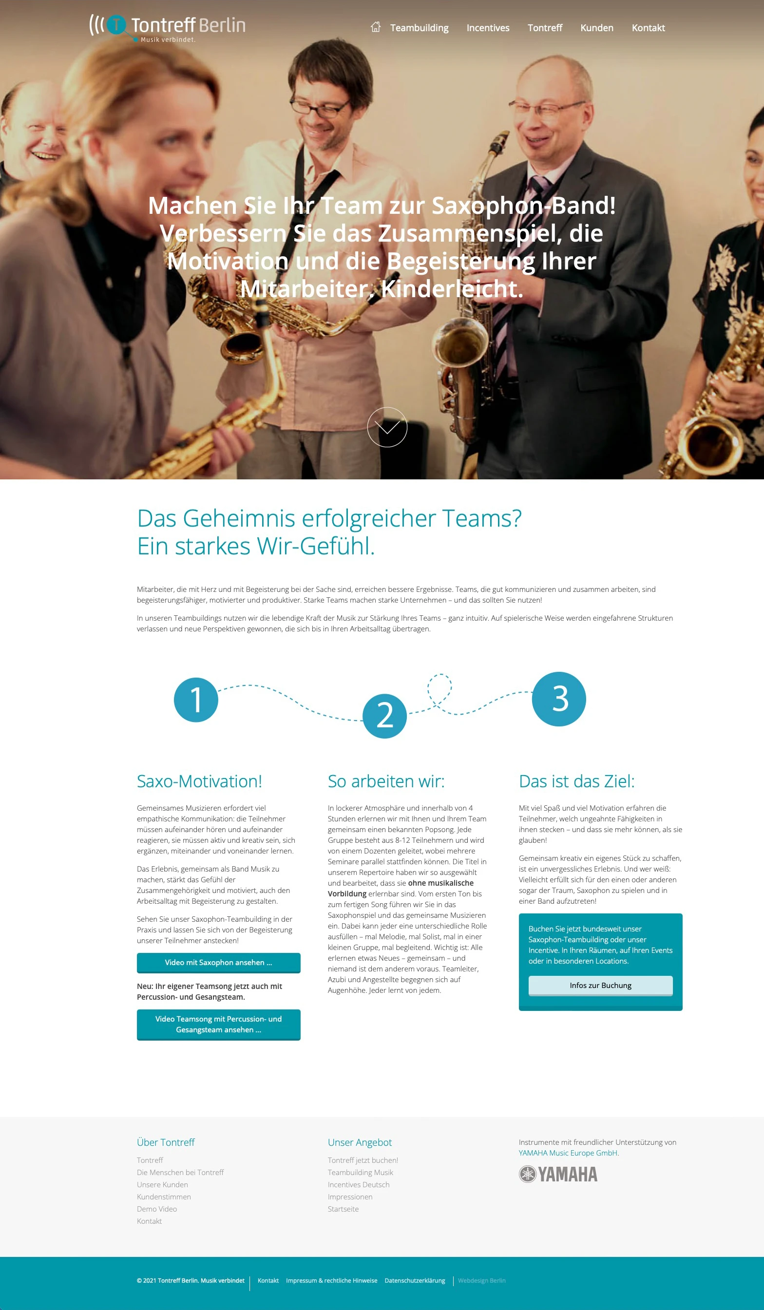 Webdesign Berlin Website-Entwicklung Musikschule