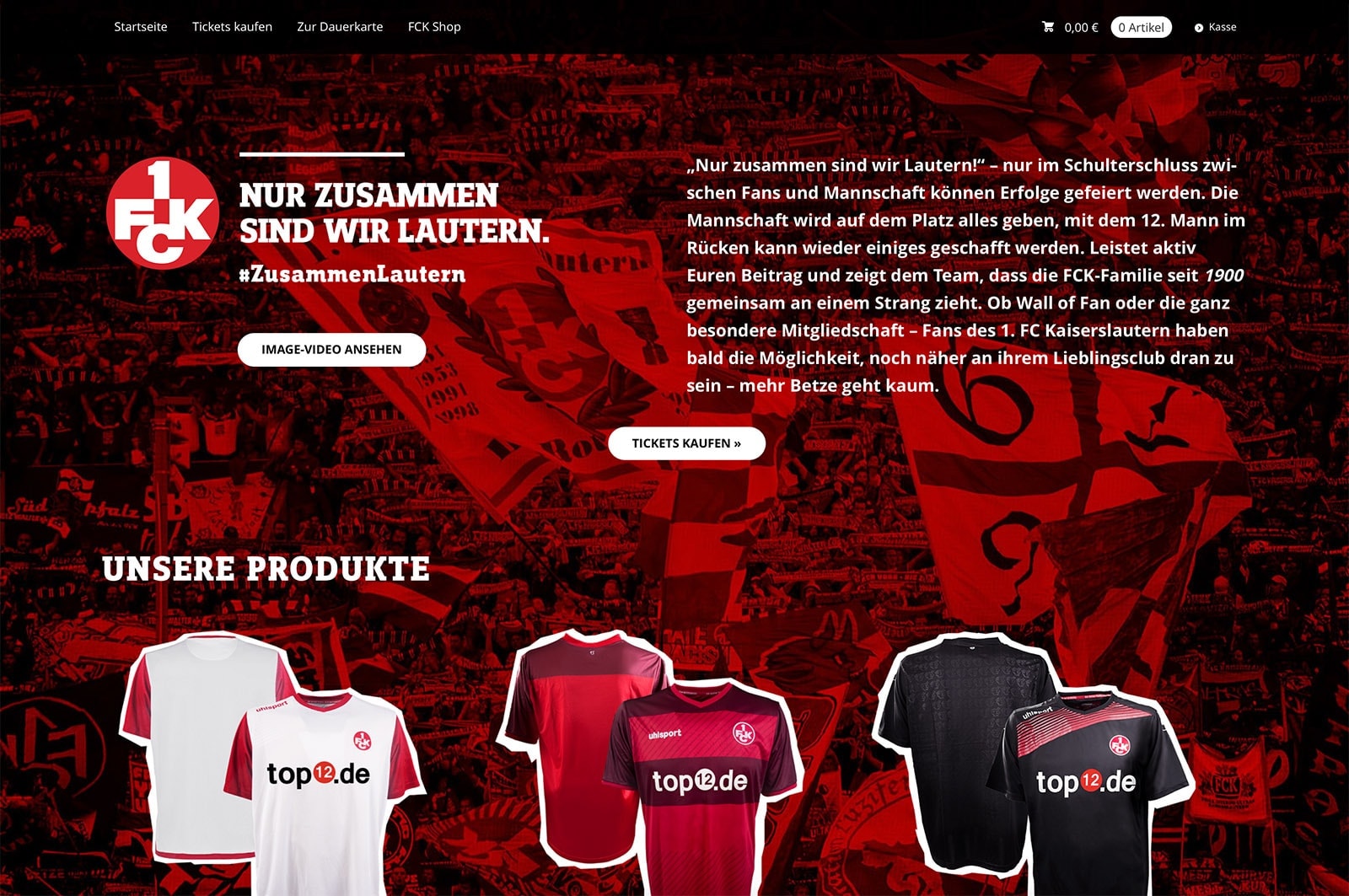 Webdesign Berlin Grafikdesign 1. FC Kaiserslautern