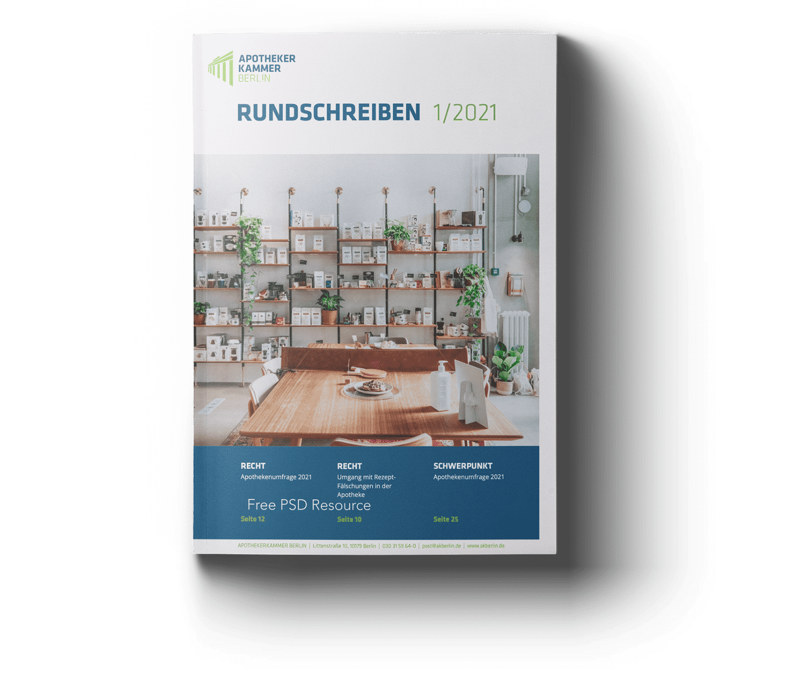 Branding Berlin Grafikdesign Printmedien Apothekerkammer