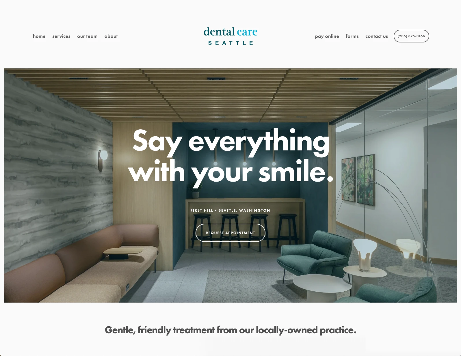 Webdesign für Zahnarztpraxen Berlin Dental Care Seattle