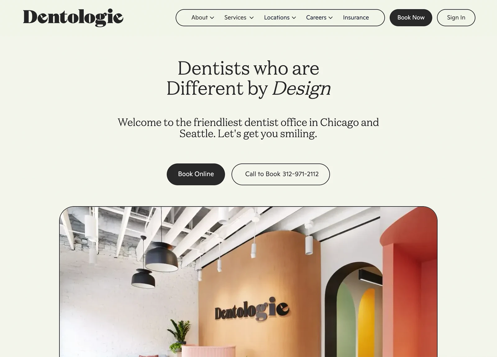 Webdesign für Zahnarztpraxen Dentologie London