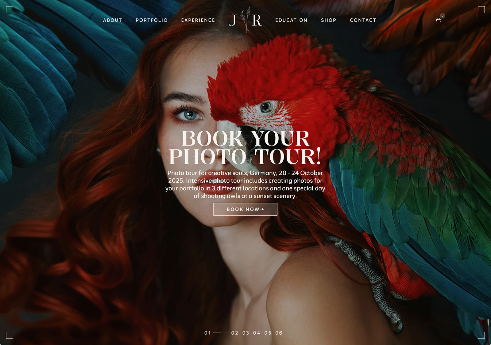 Webdesign für Fotografen Berlin Beispiel Jovana Rikalo