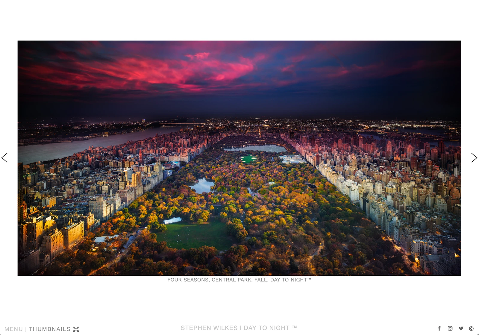 Webdesign für Fotografen Berlin Beispiel Stephen Wilkes
