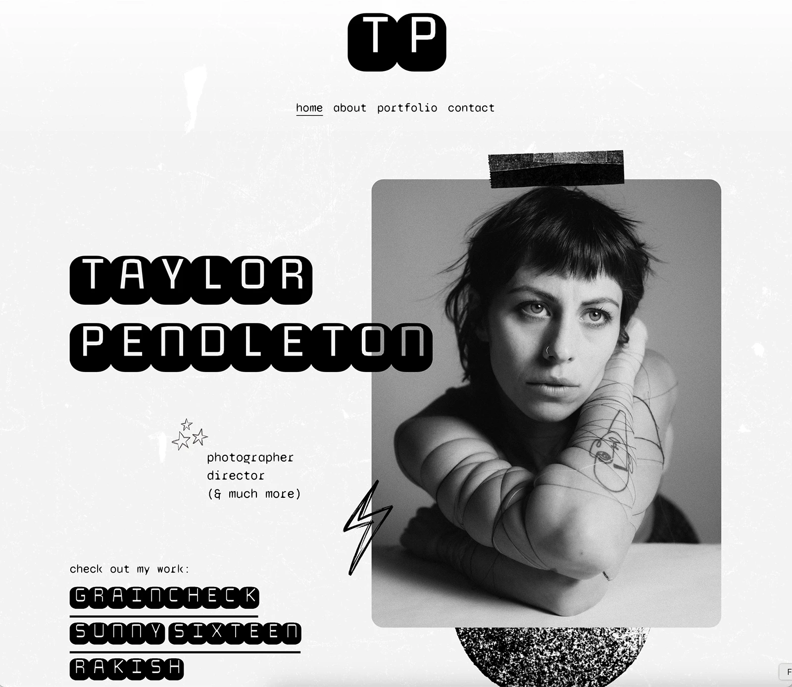 Webdesign für Fotografen Berlin Beispiel Taylor Pendleton