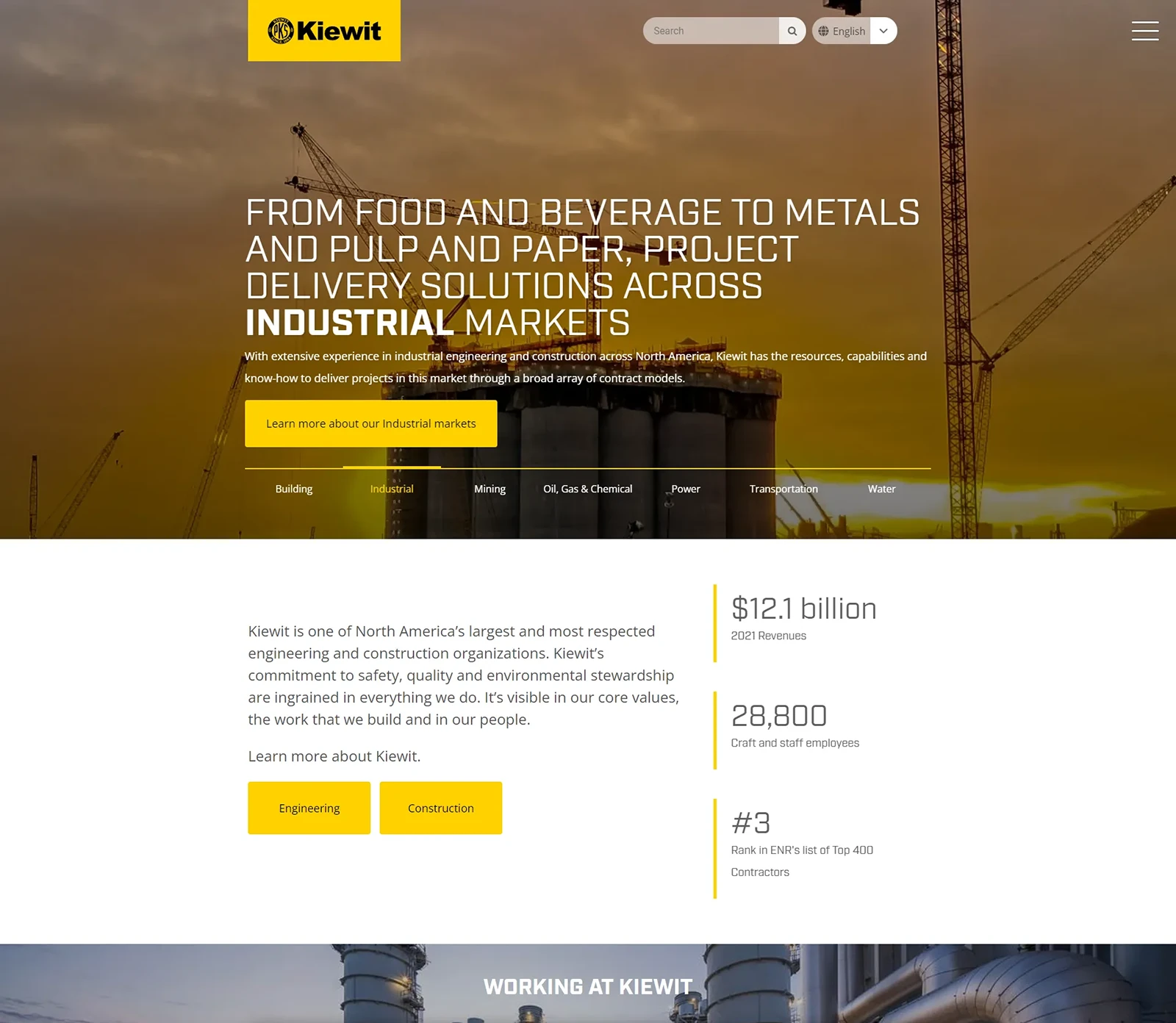 Webdesign für Handwerker Berlin Beispiel Kiewit