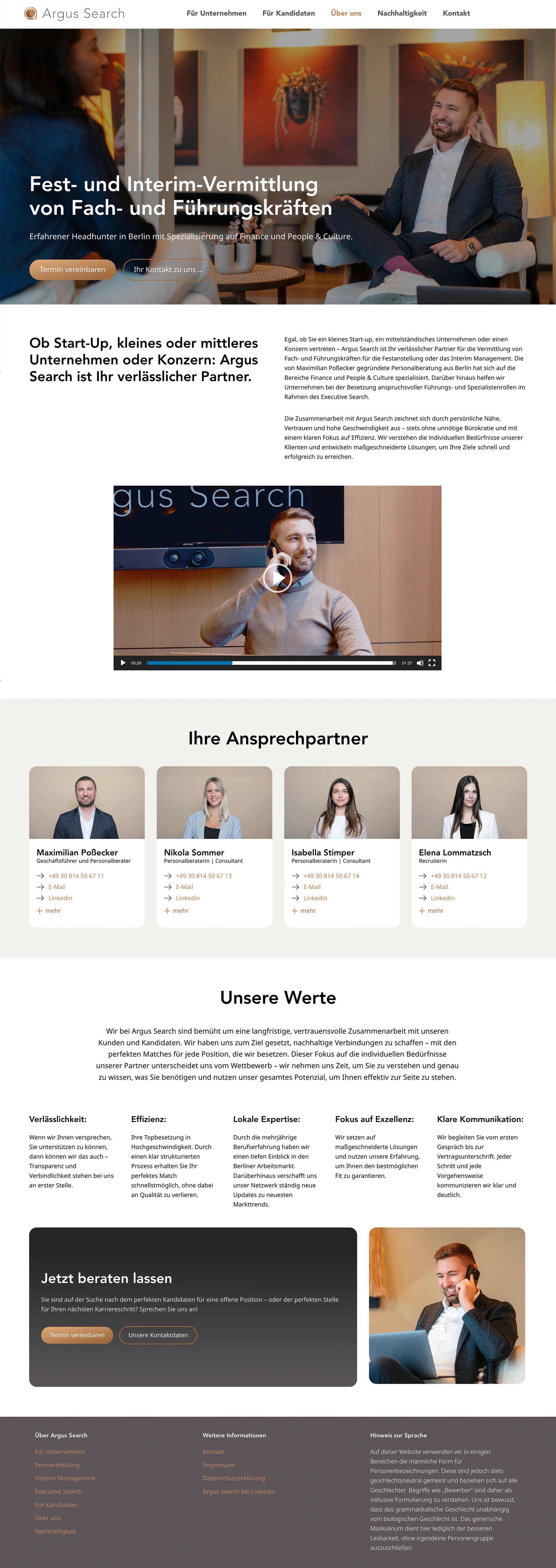 Web design Berlin Recruitment Company